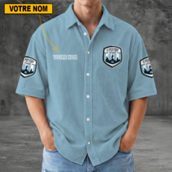 Le Puy Foot 43 Auvergne – Chemise décontractée Nouvelle édition avec nom personnalisé