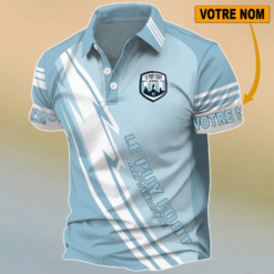 Le Puy Foot 43 Auvergne – Chemise polo Édition spéciale Avec Nom Personnalisé