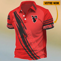 Oyonnax Rugby – Chemise polo Édition spéciale Avec Nom Personnalisé