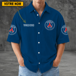 Paris Saint-Germain – Chemise décontractée Nouvelle édition avec nom personnalisé