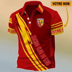 RC Lens – Chemise polo Édition spéciale Avec Nom Personnalisé