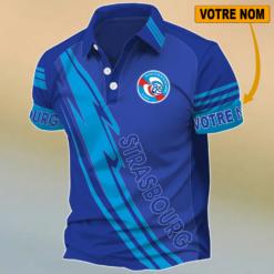 RC Strasbourg Alsace – Chemise polo Édition spéciale Avec Nom Personnalisé