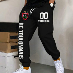 RC Toulonnais – Pantalon de survêtement avec Numéro de nom personnalisé