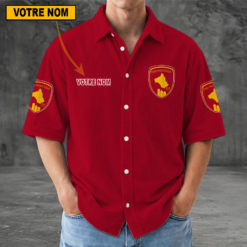 Rodez AF – Chemise décontractée Nouvelle édition avec nom personnalisé
