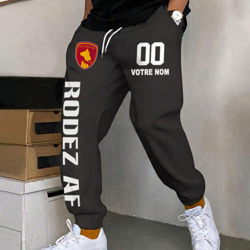 Rodez AF – Pantalon de survêtement avec Numéro de nom personnalisé Rodez AF – Pantalon de survêtement avec Numéro de nom personnalisé