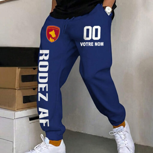 Rodez AF – Pantalon de survêtement avec Numéro de nom personnalisé Rodez AF – Pantalon de survêtement avec Numéro de nom personnalisé