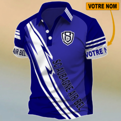 SC Aubagne Air Bel – Chemise polo Édition spéciale Avec Nom Personnalisé