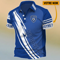 SC Bastia – Chemise polo Édition spéciale Avec Nom Personnalisé