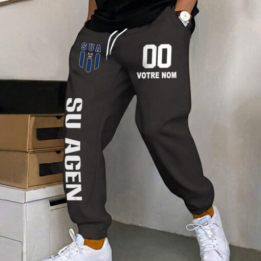 SU Agen – Pantalon de survêtement avec Numéro de nom personnalisé SU Agen – Pantalon de survêtement avec Numéro de nom personnalisé