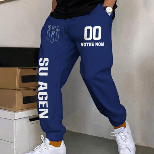 SU Agen – Pantalon de survêtement avec Numéro de nom personnalisé SU Agen – Pantalon de survêtement avec Numéro de nom personnalisé