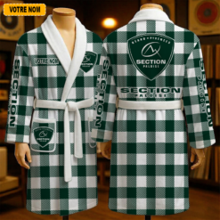 Section Paloise – Peignoir en polaire Nouveau style Avec Nom Personnalisé