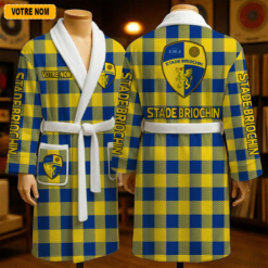 Stade Briochin – Peignoir en polaire Nouveau style Avec Nom Personnalisé