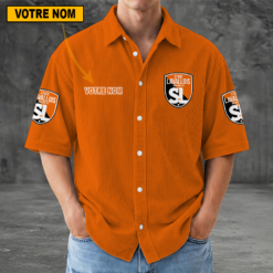 Stade Lavallois – Chemise décontractée Nouvelle édition avec nom personnalisé