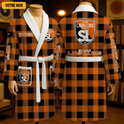 Stade Lavallois – Peignoir en polaire Nouveau style Avec Nom Personnalisé