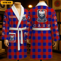 Stade Malherbe Caen – Peignoir en polaire Nouveau style Avec Nom Personnalisé