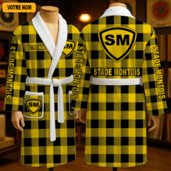 Stade Montois Rugby – Peignoir en polaire Nouveau style Avec Nom Personnalisé