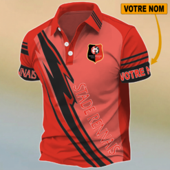 Stade Rennais FC – Chemise polo Édition spéciale Avec Nom Personnalisé