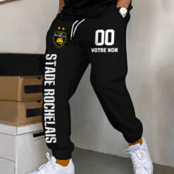 Stade Rochelais – Pantalon de survêtement avec Numéro de nom personnalisé