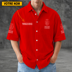 Stade de Reims – Chemise décontractée Nouvelle édition avec nom personnalisé