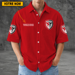 US Boulogne – Chemise décontractée Nouvelle édition avec nom personnalisé