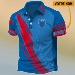 US Concarneau – Chemise polo Édition spéciale Avec Nom Personnalisé