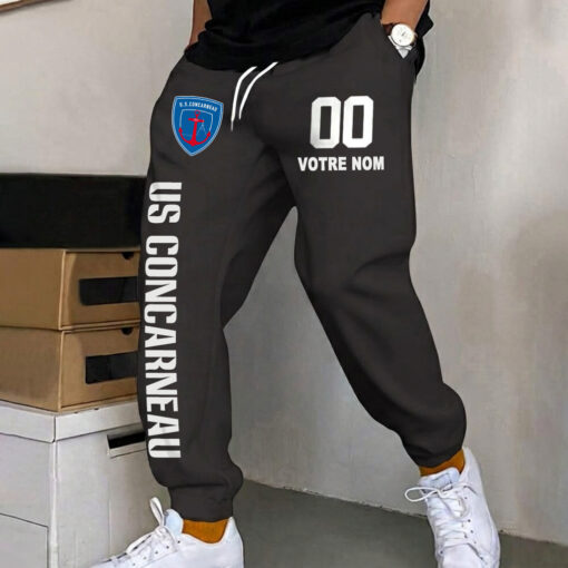 US Concarneau – Pantalon de survêtement avec Numéro de nom personnalisé US Concarneau – Pantalon de survêtement avec Numéro de nom personnalisé