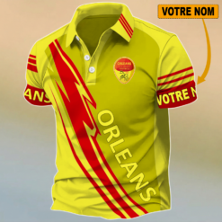 US Orléans Loiret – Chemise polo Édition spéciale Avec Nom Personnalisé