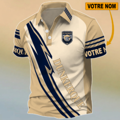 USL Dunkerque – Chemise polo Édition spéciale Avec Nom Personnalisé