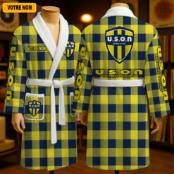 USON Nevers – Peignoir en polaire Nouveau style Avec Nom Personnalisé