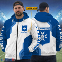 AJ Auxerre – Hoodie ZipFlex Nouvelle édition avec nom personnalisé
