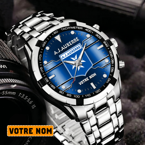 AJ Auxerre – Montre Aurora Nouvelle édition Avec Nom Personnalisé AJ Auxerre – Montre Aurora Nouvelle édition Avec Nom Personnalisé