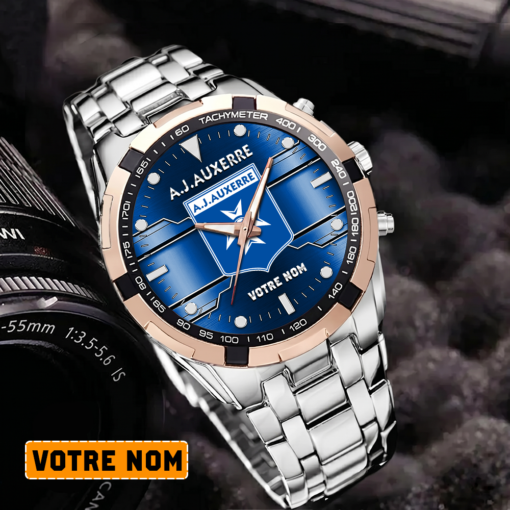AJ Auxerre – Montre Aurora Nouvelle édition Avec Nom Personnalisé AJ Auxerre – Montre Aurora Nouvelle édition Avec Nom Personnalisé