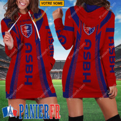 AS Béziers Hérault – Robe hoodie femme Édition spéciale Avec Nom Personnalisé