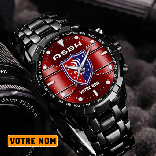 AS Béziers Hérault – Montre Aurora Nouvelle édition Avec Nom Personnalisé AS Béziers Hérault – Montre Aurora Nouvelle édition Avec Nom Personnalisé