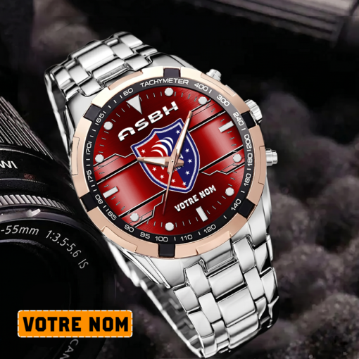 AS Béziers Hérault – Montre Aurora Nouvelle édition Avec Nom Personnalisé AS Béziers Hérault – Montre Aurora Nouvelle édition Avec Nom Personnalisé
