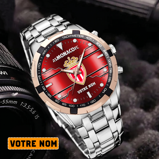 AS Monaco – Montre Aurora Nouvelle édition Avec Nom Personnalisé AS Monaco – Montre Aurora Nouvelle édition Avec Nom Personnalisé