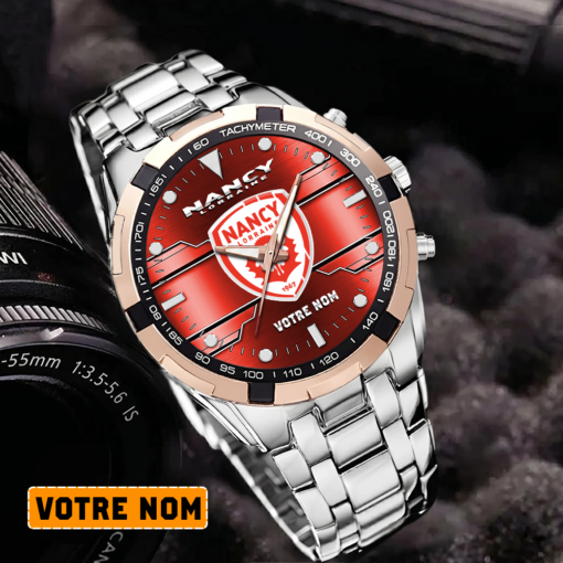 AS Nancy Lorraine – Montre Aurora Nouvelle édition Avec Nom Personnalisé AS Nancy Lorraine – Montre Aurora Nouvelle édition Avec Nom Personnalisé