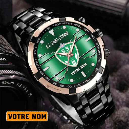 AS Saint-Étienne – Montre Aurora Nouvelle édition Avec Nom Personnalisé AS Saint-Étienne – Montre Aurora Nouvelle édition Avec Nom Personnalisé