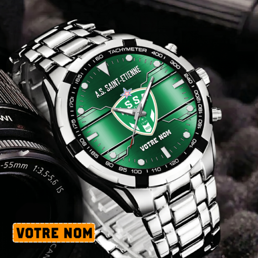 AS Saint-Étienne – Montre Aurora Nouvelle édition Avec Nom Personnalisé AS Saint-Étienne – Montre Aurora Nouvelle édition Avec Nom Personnalisé