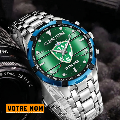 AS Saint-Étienne – Montre Aurora Nouvelle édition Avec Nom Personnalisé AS Saint-Étienne – Montre Aurora Nouvelle édition Avec Nom Personnalisé