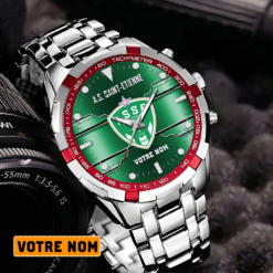 AS Saint-Étienne – Montre Aurora Nouvelle édition Avec Nom Personnalisé