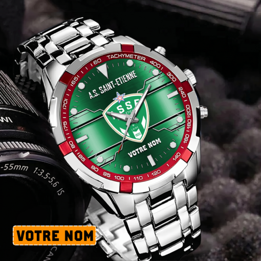 AS Saint-Étienne – Montre Aurora Nouvelle édition Avec Nom Personnalisé AS Saint-Étienne – Montre Aurora Nouvelle édition Avec Nom Personnalisé