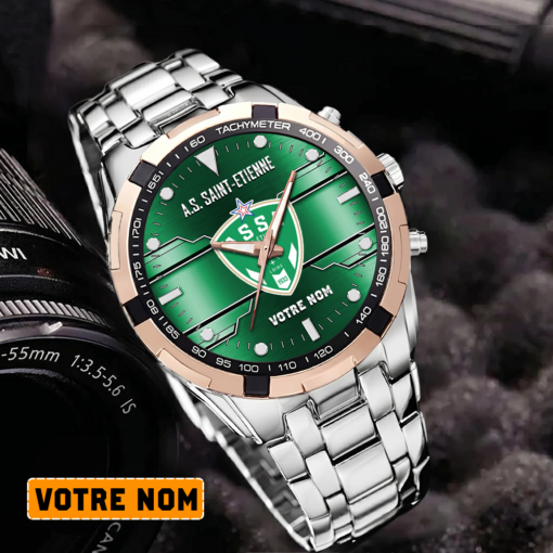 AS Saint-Étienne – Montre Aurora Nouvelle édition Avec Nom Personnalisé AS Saint-Étienne – Montre Aurora Nouvelle édition Avec Nom Personnalisé