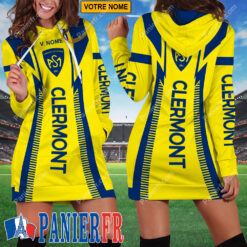 ASM Clermont Auvergne – Robe hoodie femme Édition spéciale Avec Nom Personnalisé