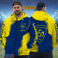 ASM Clermont Auvergne – Hoodie ZipFlex Nouvelle édition avec nom personnalisé