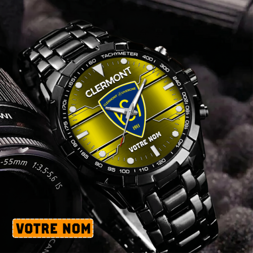 ASM Clermont Auvergne – Montre Aurora Nouvelle édition Avec Nom Personnalisé ASM Clermont Auvergne – Montre Aurora Nouvelle édition Avec Nom Personnalisé