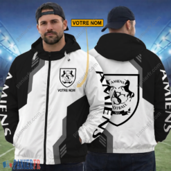 Amiens SC – Hoodie ZipFlex Nouvelle édition avec nom personnalisé