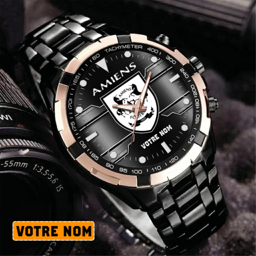 Amiens SC – Montre Aurora Nouvelle édition Avec Nom Personnalisé Amiens SC – Montre Aurora Nouvelle édition Avec Nom Personnalisé