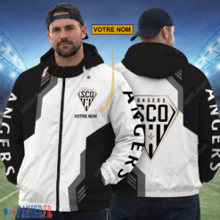 Angers SCO – Hoodie ZipFlex Nouvelle édition avec nom personnalisé