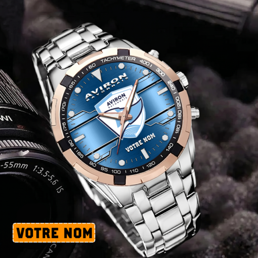 Aviron Bayonnais – Montre Aurora Nouvelle édition Avec Nom Personnalisé Aviron Bayonnais – Montre Aurora Nouvelle édition Avec Nom Personnalisé